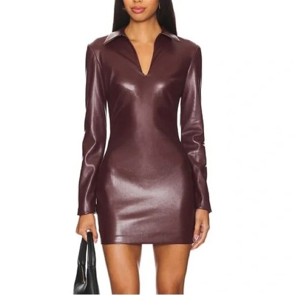NWOT Amanda Uprichard sloane dress russett